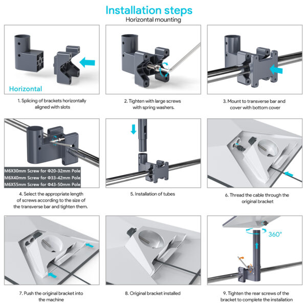 Starlink Mini Pole Mount Bracket Clamp - Image 9