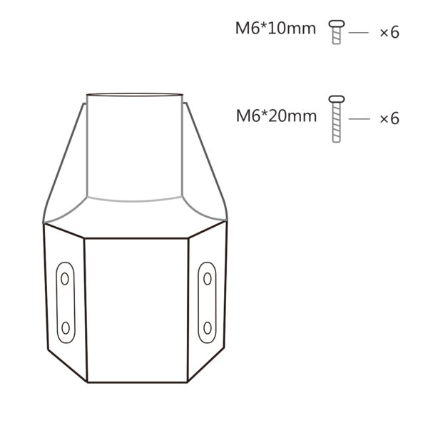Starlink Gen 2 Dish Universal Mount Adapter - Image 3